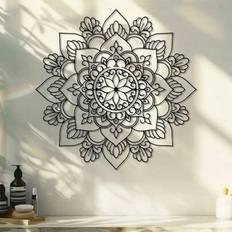 Shein Mandala Metal Lotus Design Wall Decor