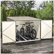 Bicycle Shed on sale Living and Home Outdoor Lockable Bike Storage Shed Grey One Size