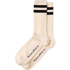 Nudie Jeans Amundsson Sport Socks - Offwhite/Navy