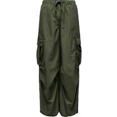 Only Joanne Loose Fit Cargo Trousers - Green/Olive Night
