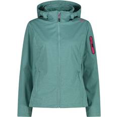 CMP Light Softshell Jacket Zip Hood - Turkos