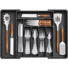Lifewit Large Adjustable Drawer Organiser 33-57x38 cm Cutlery Tray