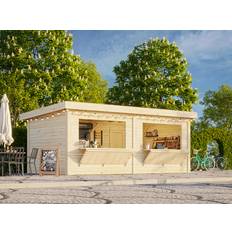 Kleine Häuser Palmako Marktstand Connect Lenna 16.6 m² Set 311 (Gebäudefläche )