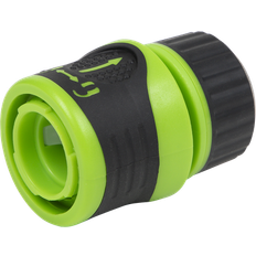Soft-Touch Hose Connector With Water Stop Lock 1/2-5/8