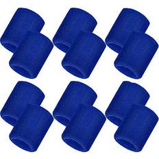 Wristbands Bememo 12 Pack Sweatbands Sports Wristband - Blue