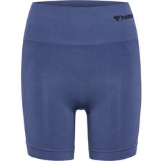 Hummel TIF Seamless Shorts - Blue Indigo