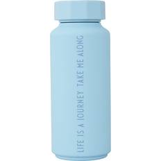 Design Letters Insulated Light Blue life Water Bottle 0.5L