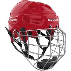 Ishockey Bauer Hockeyhjälm Re-Akt 70 Combo Red L