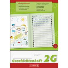Bürobedarf Brunnen Story Booklet A4 Line 2G 16 Sheets Green