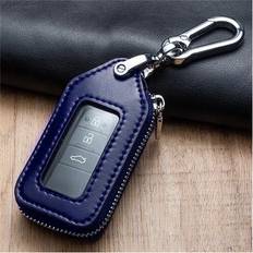 Blue Key Cases Winwin PU Leather Car Key Protection Case - Dark Blue