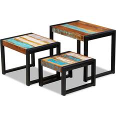 vidaXL 243279 Multicolor Småbord 42x60cm 3st