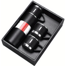 Temu 500ml Stainless Steel Thermal Mug Set With Cup Termosmugg