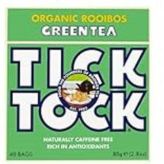 Tick Tock Ekologiska Gröna Rooibos Tepåsar 40 Per