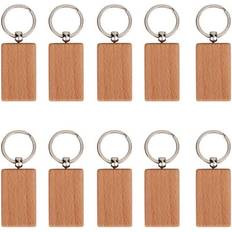 Wooden Key Chain Personalized with Split Ring - Blank
