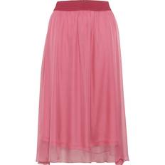 Midinederdele - Pink Saint Tropez Nederdel CoralSZ Skirt - Eosin/Mørkerød