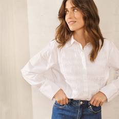 GOTS (Global Organic Textile Standard) Bluser Part Two Natinkapw Sh Bluser - Bright White