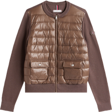 Tommy Hilfiger Dame Overtøj Tommy Hilfiger UL Padded Reg Knit Mix Jacket - Brun