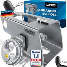 Schlossbeschläge Masko Anhängerschloss mit Scharniersystem
