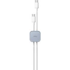 Blå Cable Storage Uniq Stand Pod Selvklæbende Kabelholder 8 Stk