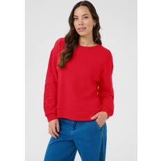 Cream Tröjor Cream Josie Bomull Sweatshirt - Röd