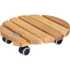 Krukkeunderlag Wagner Multiroller Erle Soft Rund Ø34 cm Krukkeunderlag