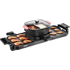 VEVOR Hot Pot 2-i-1 Elektrisk Røgfri Grill