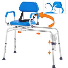 Taburetes de Ducha VEVOR Sliding Tub Transfer Bench Shower Chair 330LBS