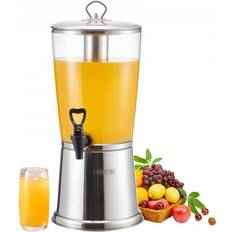 Beverage Dispensers VEVOR Drink 2.1 Gal Stainless Steel Silver Beverage Dispenser