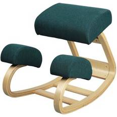 Inbox Zero Ergonomic Kneeling Green Office Chair