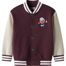 Name It Rød Jakker Name It Sweat Cardigan Kane Fig