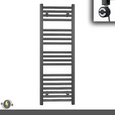 Heated Towel Rails Myhomeware 450mm Wide Anthracite Grey Electric Towel Rail