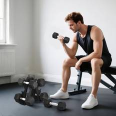 Dumbbells on sale Sportnow 36KG Hex Dumbbell Set Rubber Coated Weights