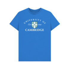 University Of Cambridge Est 1209 Royal Blue T-Shirt