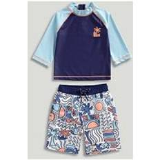 Doodle Sunsafe UPF50+ Rash Vest Board Shorts Set