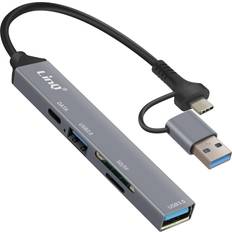 USB-C USB Hub With USB-C USB 2.0 3.0 SD TF Card Reader
