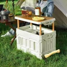 Living and Home 95L Collapsible 3-Tier Outdoor Camping Box