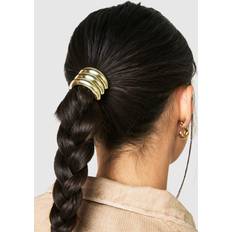 Headbands boohoo Womens Chunky Gold Hair Cuff One Size
