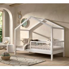 Vipack Hausbett Kinderbett 90x200 Rausfallschutz
