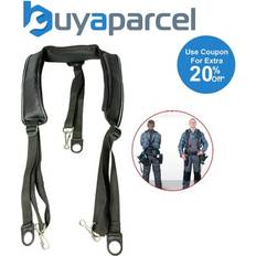 Accessories Buyaparcel Super Heavyweight Adjustable Support Tool Belt - Black