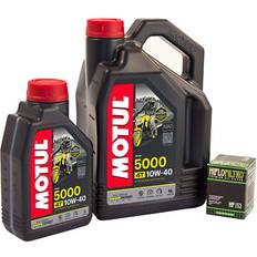 Motul 5000 10W40 5L Hiflofiltro Oil Filter