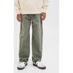 Jack & Jones Green Jeans Jack & Jones Jjoriginal Sq 410 Sn Jnr Relaxed Fit Jeans Junior