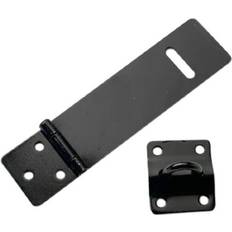 Black Padlock Hasps Merriway BH01734 Safety Hasp 75mm 3 Inch