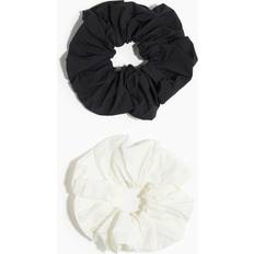 Hårprodukter H&M Dam Svart Vit 2-Pack Nylon Scrunchie