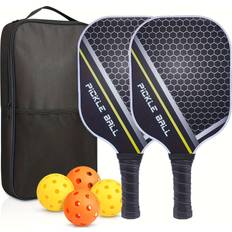 Pickleball Temu Premium Graphite Carbon Pickleball Paddle Set
