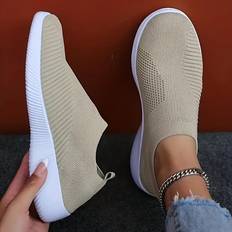 Trainers Temu Knitted Sock American Flag Sneakers - Plus Size