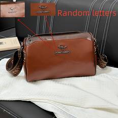 Brown - Women Messenger Bags Temu Fashion Messenger Bag With Zipper Closure - Dark Brown