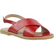 Casgitta Cross Sandal Patent Dam - Red