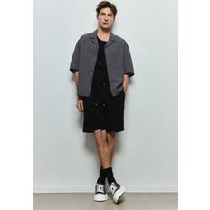 H&M Shorts H&M Regular Fit Men Sweatshorts - Black