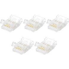 Yellow String Lights & Light Strips Uxcell 5 Pcs LED Connector 10mm Light Strip