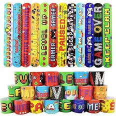 Wristbands on sale YAAVAAW Gaming Slap Bracelet Wristband for Kids - Bulk